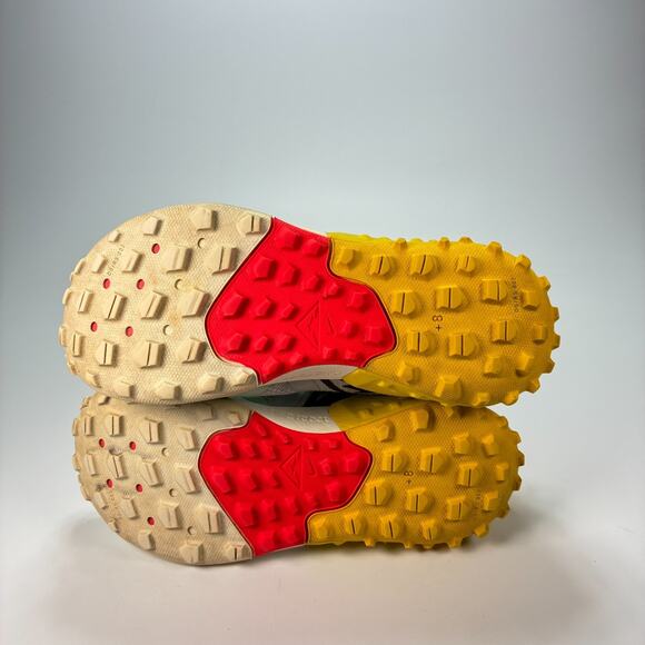 Nike Zoom Wildhorse 6 Light Gray Yellow Green Trail Running Shoes Women’s Size 8 - Picture 8 of 11